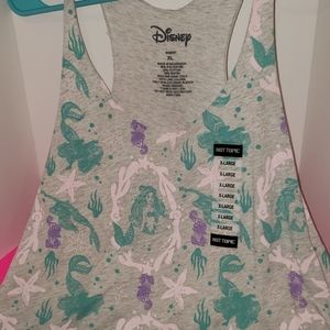 Ariel little mermaid tank top